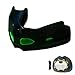 Brain-Pad Adult Tactical Training Mouth Guard, Black/Green