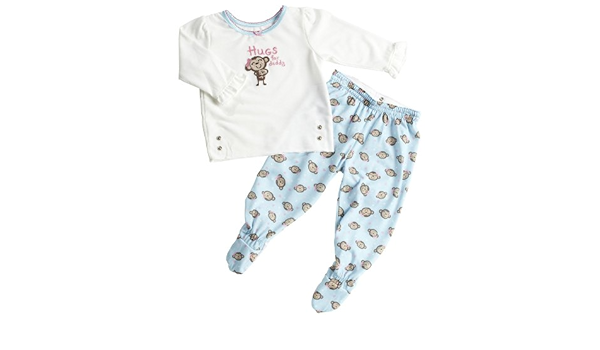infant 2 piece snap waist pajamas