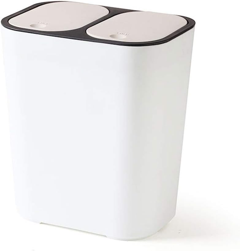 Yyqx Cubo de Basura para Exterior Creativo con Tapa Bote de Basura Seco