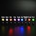 AYAMAYA LED Light Up Earrings Decoration, 9 Pairs LED Earrings Studs Halloween Flashing Blinking Stainless Steel Earrings Studs Dance Party for Men/Women/Girlfriend/Boyfriend/Her