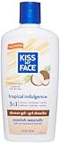 Kiss My Face Tropical Indulgence Moisturizer Shower Gel, Bath and Body Wash, 16 oz
