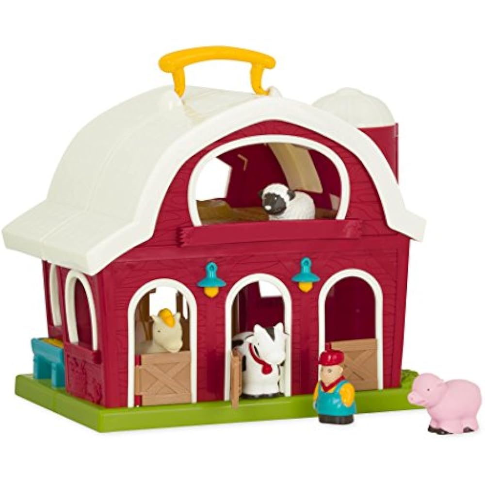 Activity Centers Battat &ndash Big Red Barn Animal Farm Playset For