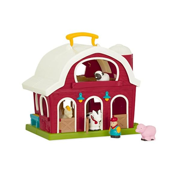 Battat--Big-Red-Barn--Animal-Farm-Playset-for-Toddlers-18m-6-pieces Battat – Big Red Barn – Animal Farm Playset for Toddlers 18m+ (6 pieces)