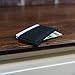 Infinity Wallet - Minimalist Wallet for Men and Women (Black with Black Silicone)