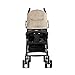 Evezo 2141A Full-Size Ultra Lightweight Umbrella Stroller, Reclining Seat, 5-Point Safety Harness, Canopy, Storage Bin (Taupe Gray) (214-1A)