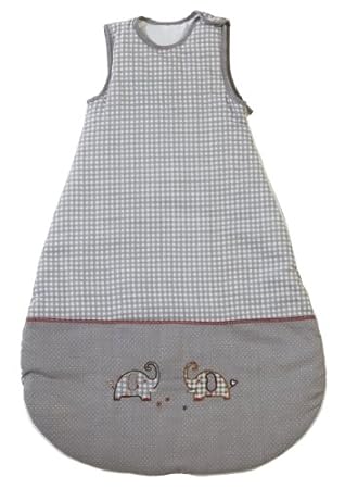 roba Schlafsack, 110 cm, Kinderschlafsack ganzjahres/ganzjährig, aus atmungsaktiver Baumwolle, Kleinkindschlafsack unisex, Ko