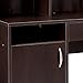 Sauder Beginnings Transitional Desk with Hutch, Cinnamon Cherry finish