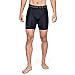 Under Armour 1289566 Men's HeatGear Armour Mid Compression Shorts, Black/Graphite, X-Large