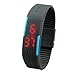 Affute Ultra Thin Sports Silicone Digital LED Sports Bracelet Wrist Watch(gery)