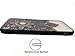 iPhone 8 Case,iPhone 7 Case,Tropical Flower Printed Slim Fit Case for Girls Soft Bumper Shockproof Hard Matte Back Cover Lace Totem Henna Design for iPhone 8 iPhone 7 Black Floral Mandala