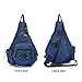 LAMMOK Large Sling Backpack, Sling Chest Bag Shoulder Crossbody Daypacks Fits 13.3-Inch Laptop for Travel Outdoor Men Women(blue)