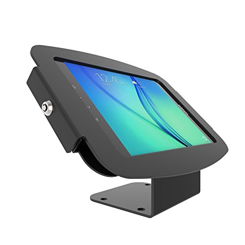 Maclocks 101B680AGEB Secure Space Enclosure Kiosk with 45 Degree Mount for Galaxy Tab A 8.0 Inch (Black)