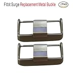 Budesi Accessories as Replacement Strap Band Metal Buckle Clasp for Fitbit Surge Activity Tracker 2 Pack