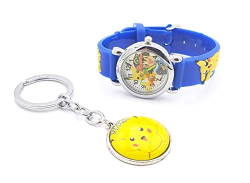 1 Pokemon+Watch+Pikachu+Silicone+Wristwatch