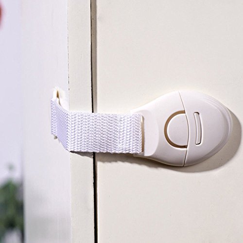 TOPmountain Child Infant Baby Safety Lock Latch 10 pcs Cupboard Cabinet Door Drawers Safety Lock Child Safety Locks
