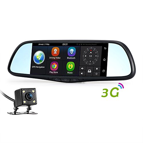 DDSKY 3G Car Rear View Mirror DVR Camera 7