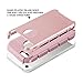 iPhone SE Cases, iPhone 5S Case, iPhone 5 Case, BENTOBEN Slim Fit Dual Layer Hard PC Soft TPU Hybrid Shock-Absorption and Anti-Scratch Cover for Apple iPhone 5 5S SE, Rose Gold