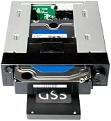 Icy Dock MB971SP-B 5.25" Hot Swap Drive Caddy 2.5" 3.5" SATA HDD SSD view 2