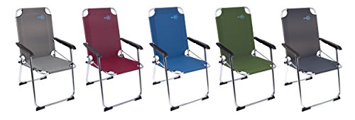 Bo-Camp Alu Klappstuhl Angelstuhl Anglerstuhl Camping Stuhl Klappsessel Faltbar Grün – Bild 7