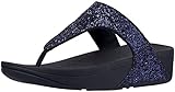 FitFlop Womens Glitterball Toe Post Sandals (Midnight Navy,7B)