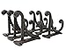 Set of 6 Brown Cast Iron Hooks, Shabby Chic Vintage Wall Mounted Hooks, Old School,Excellent for Coats, Bags, Hats, Towels,Curtain Rod's, Scarf’s and More by Ashes to Beauty