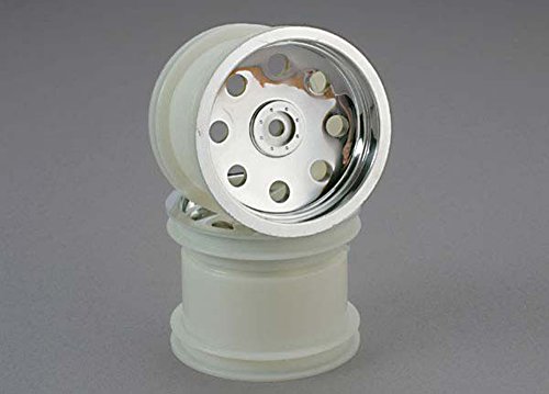 Traxxas 3672 2.2" Slotted Chrome Rear Wheels