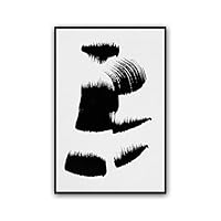 Framed Canvas Wall Art Abstract Color Block Canvas Prints Home Artwork Decoration for Living Room,Bedroom - 16x24 inches