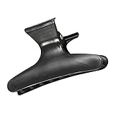 TOOGOO(R) 12 Black Hairdressing hairdressers Butterfly Hair Claw Salon Section Clip Clasps Clamps Barrettes