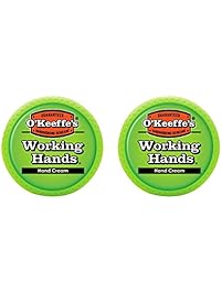 O'Keeffe's Working Hands Hand Cream, 3.4 oz., Jar, (Pack of 2)