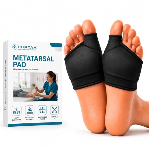 Orthopedic Metatarsal Pads,Ball of Foot Cushions with 3mm Gel,4 Sizes