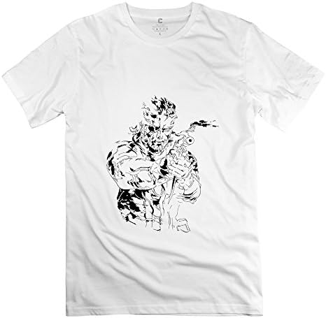 Metal Gear Solid III:Snack Easter Nerd 100% Cotton White T Shirts For Adult Size S