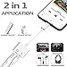 Aux Cord for iPhone,Cdyle Cable to 3.5 mm Jack Aux Audio Cord Adapter Compatible with iPhone 8/7/11/12/XS/XR/X/iPad/iPod for Car/Home Stereo, Speaker, Headphone, Support All iOS Version - 3.3ft White