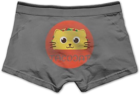 YssZcs Men Taco Cat Cotton Underwear Ash 3X