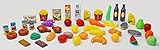 Tasty Treats Play Food Set Play Food 48Piece Assortment Toy, Brown