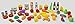 Tasty Treats Play Food Set Play Food 48Piece Assortment Toy, Brown