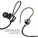 AILIHEN SE-02 Sport Headphones Earphones with Microphone Volume Control (Black)