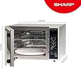 Sharp 40L Combination Microwave 900W Convection Grill Silver view 2