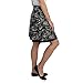 Colorado Clothing Tranquility Women's Reversible Skirt, Black Pattern, Medium