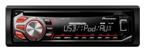 PIONEER DEH-X2600UI Single-DIN In-Dash CD Receiver with MIXTRAX(R) Android(TM) Media Access & 1 Set of RCAs