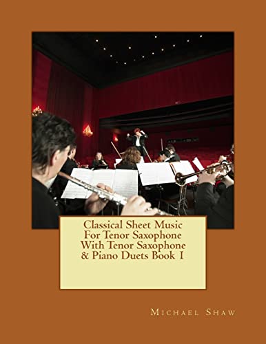 Classical Sheet Music For Tenor Saxophone With Tenor Saxophone & Piano Duets Bo…