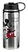 Vandor Disney Mickey Mouse 18 Ounce Vacuum Insulated Stainless Steel Bottle, Silver