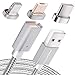 MAGNITTO USB Type C Cable - Magnetic Charging Cable USB-C Micro-USB 3 in 1 Multiple Quick Charge Cable - Android Phone Charger Cord - USB2.0 High Speed Data Sync Cord - Fast Charger kit - plug adapter