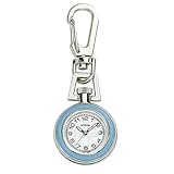 Gotham Unisex Silver-Tone Analog Quartz Keychain