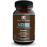 Thrive Now Health - Niagen Supplement w/ Lion’s Mane Mushroom (NR200+), Nicotinamide Riboside Anti-Aging Support, Helps Fortify Memory &amp; Focus &amp; Fight Free Radicals (60 Capsules)