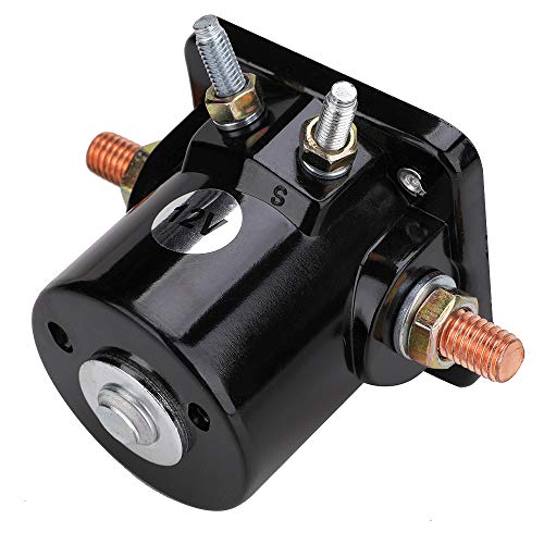 12V Starter Solenoid Relay SMR6003 for Johnson OMC Evinrude Outboard Motor Ford Kubota Kawasaki Perkins Inboard Power Tilt Replace# 383622 395419 582708 586180 47886 47886T 18-5808 4 Terminals
