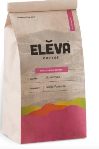 Eleva Medium Roast Guatemala Fair-Trade Coffee (Whole Bean, 12 oz Bag)