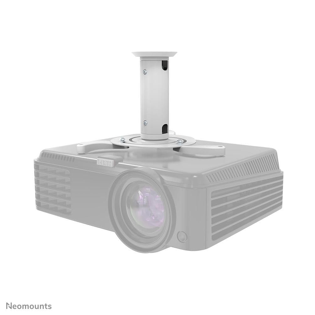 Newstar BEAMER-C80WHITE Universal Projector Ceiling Mount, Height Adjustable (8-15cm) - White