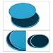 Gliding Discs Core Workout Exercise Sliders 4-FQ 2 Dual Sided Gliding Sliding Discs for Core Fitness, Ultimate Core Trainer, Gym, Carpet and Hardwood Floors Home Abdominal Exercise Equipment