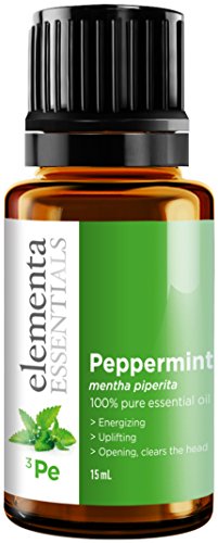 Peppermint Essential Oil - 100% Pure Therapeutic Grade 15ml (Comparable to DoTerra and Young Living) for Energy Settling and Purifying