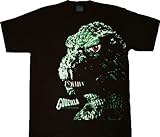 Men's Godzilla Portrait Face Head T-shirt